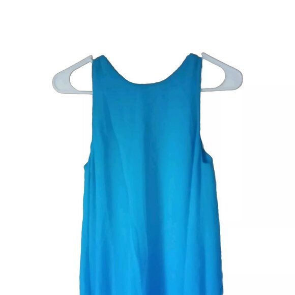 Askari Silk Blue Slipover Sleeveless Dress Size XS - Picture 3 of 4